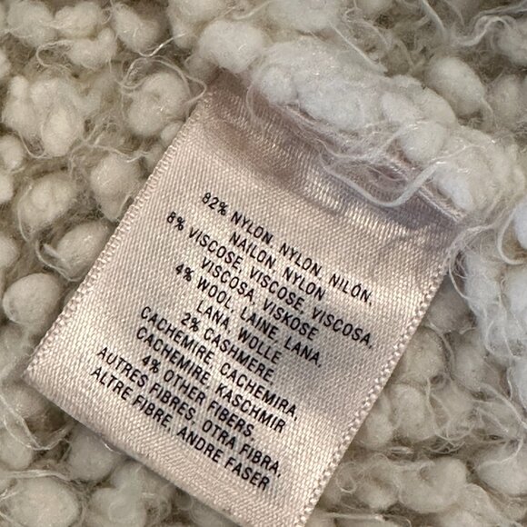 ANTHROLOPOLGIE SLEEPING ON SNOW OPEN WOOL BLEND POPCORN KNIT CARDIGAN SIZE S K13 - Picture 7 of 10